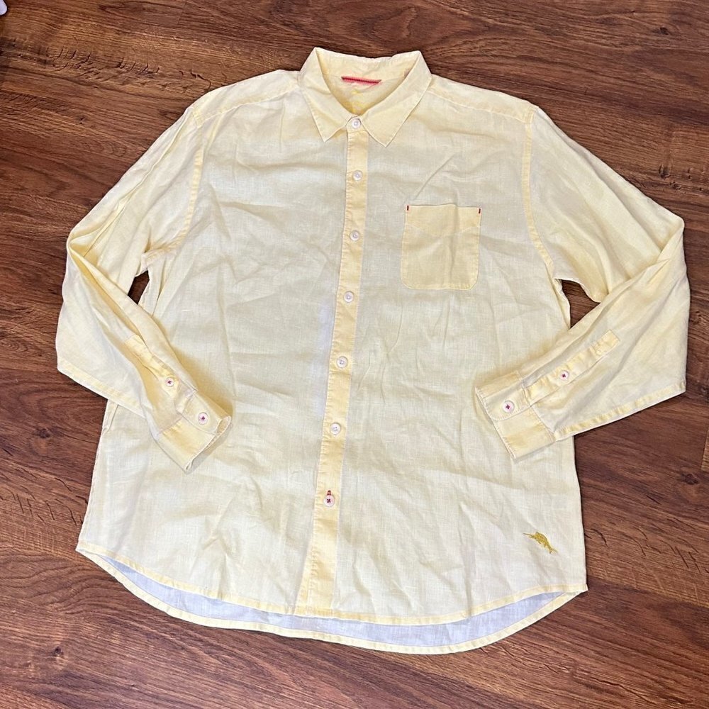 Tommy Bahama linen button up shirt